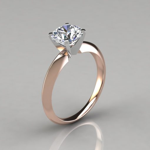 Tiffany Oval Cut Hand Set Cubic Zirconia Engagement Ring Finished In 18kt  Yellow Gold - CRISLU