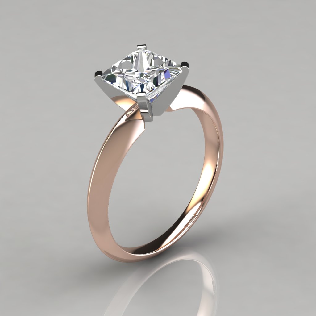 tiffany style rings diamond solitaire