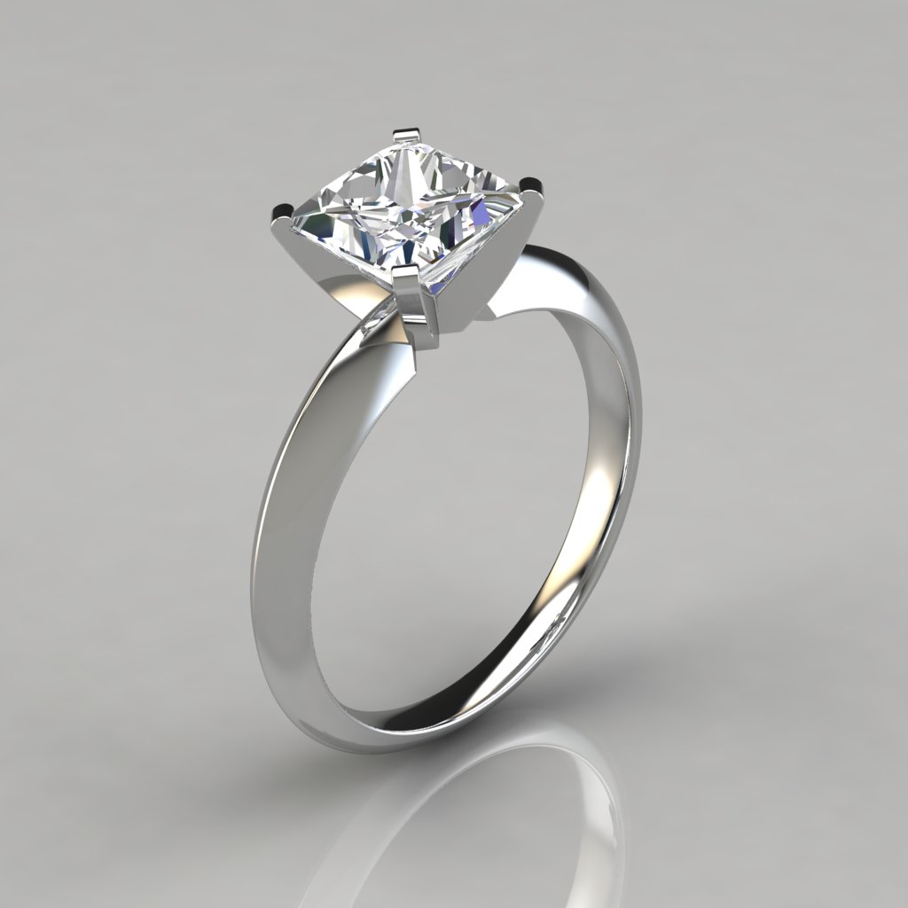 tiffany square diamond ring