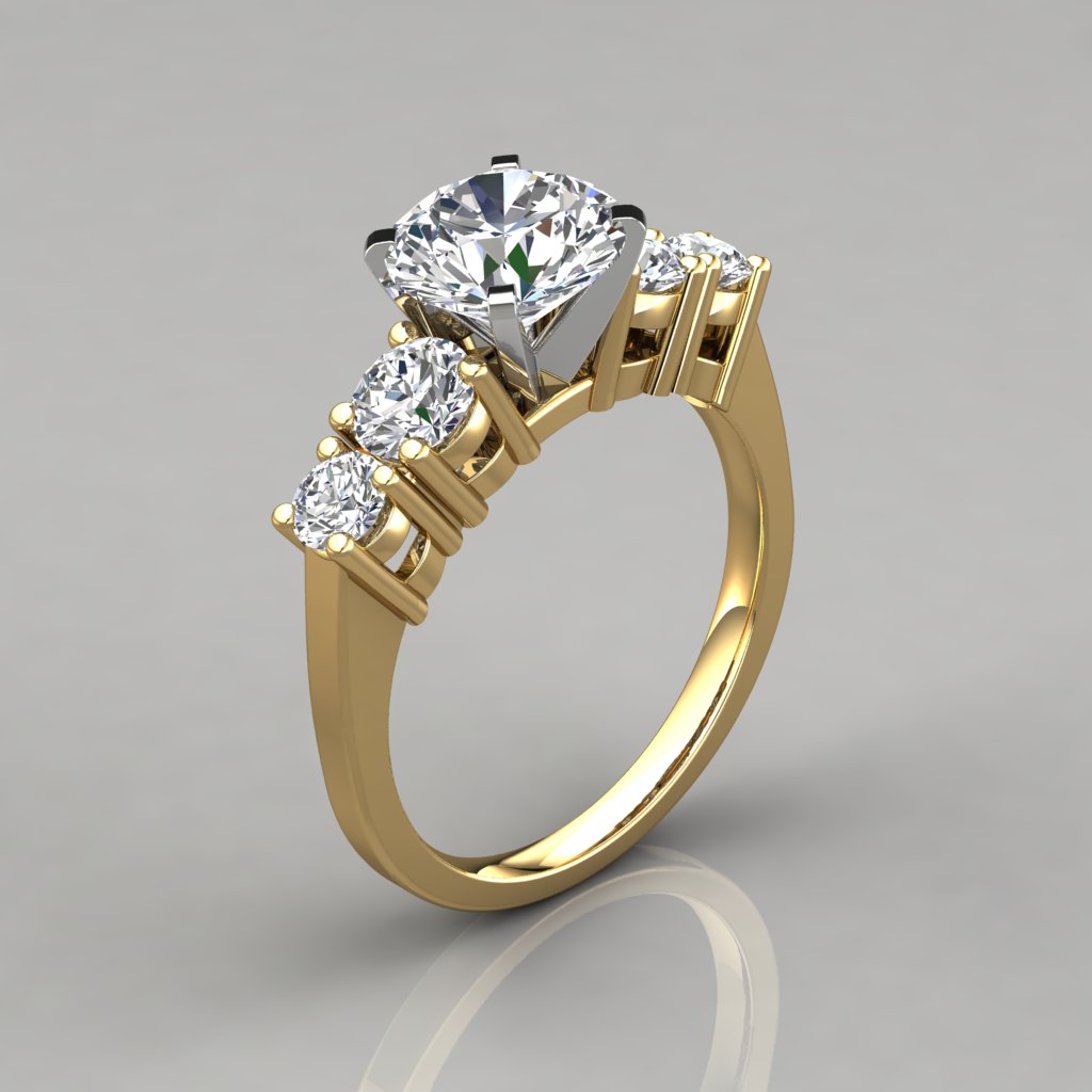 Round Five Stone Diamond Ring (1 1/2 ct. wt.) | Brilliant Earth